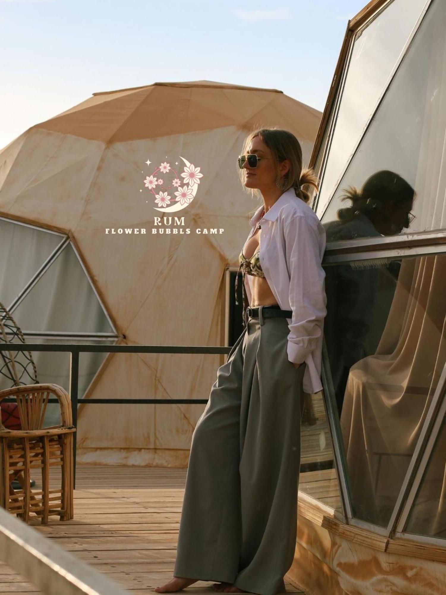 Rum Flower Bubbles Luxury Camp Wadi Rum Exterior photo