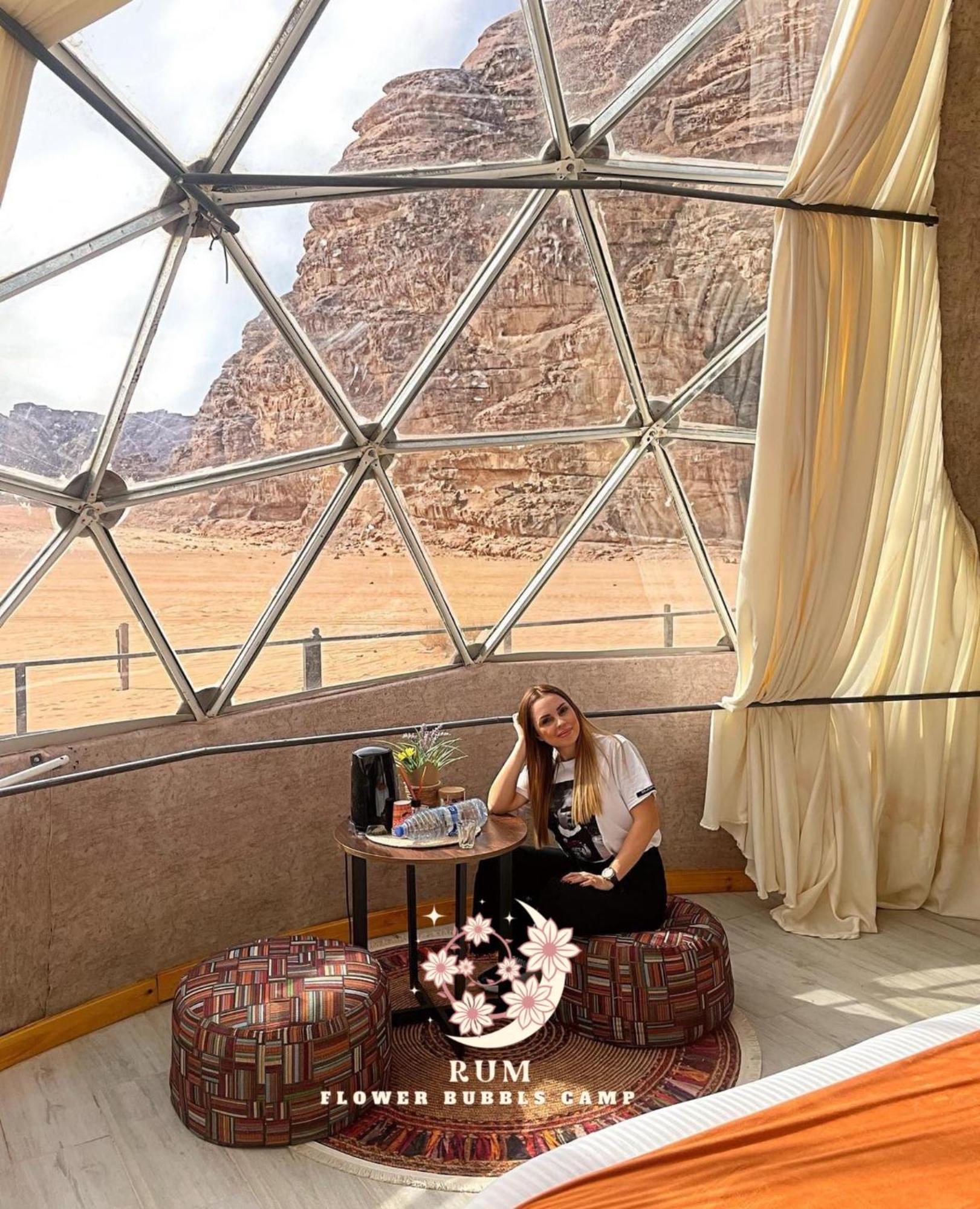Rum Flower Bubbles Luxury Camp Wadi Rum Exterior photo