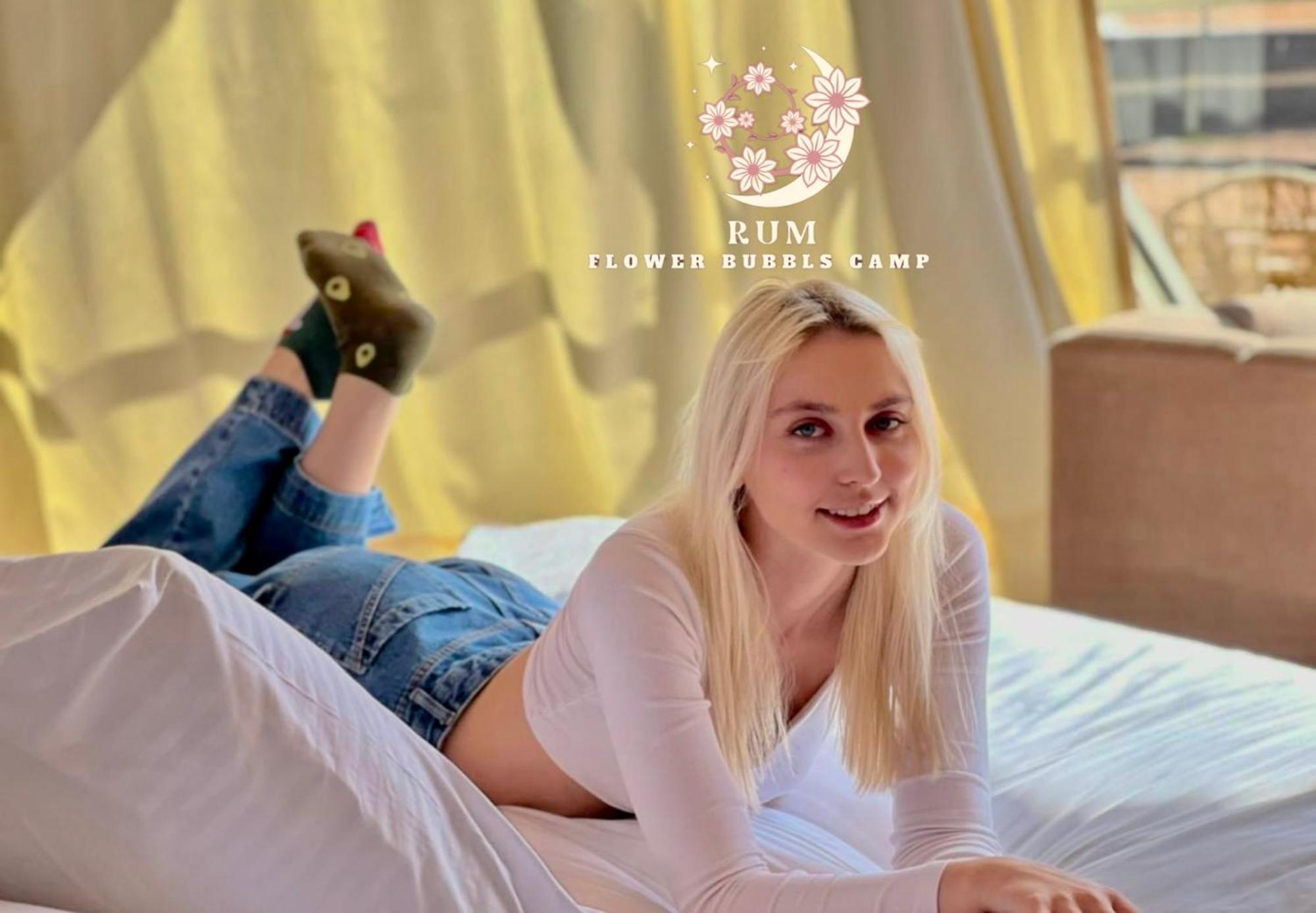 Rum Flower Bubbles Luxury Camp Wadi Rum Exterior photo